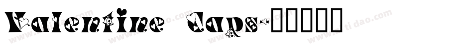 Valentine Caps字体转换